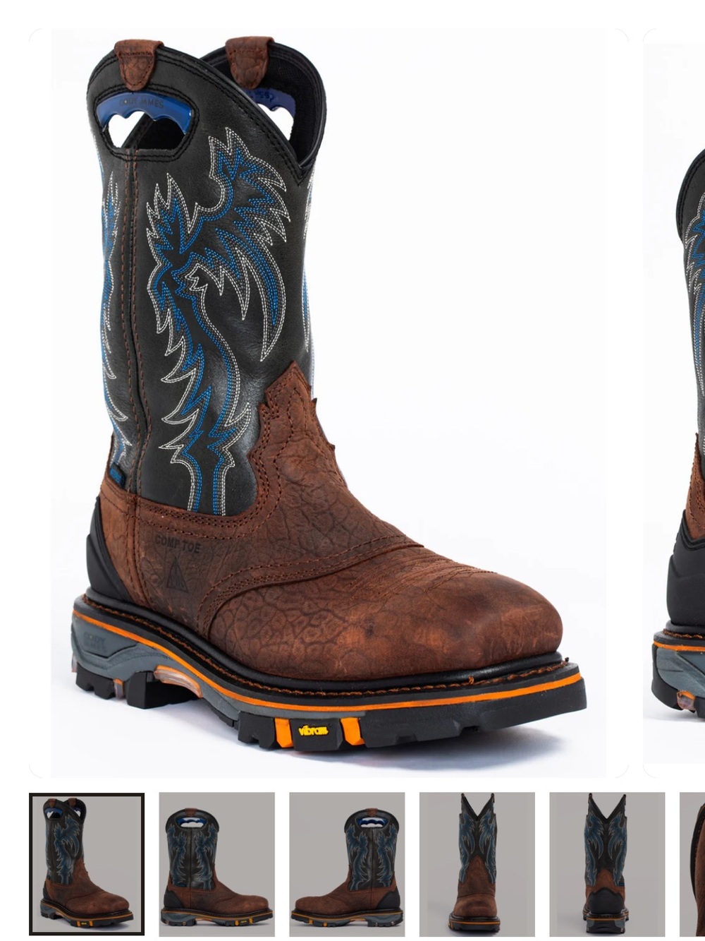 CODY JAMES MEN'S 11" DECIMATOR WATERPROOF WESTERN WORK BOOTS